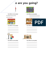 Where Are You Going Worksheet Templates Layouts - 136570