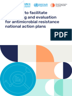 Guidance To Facilitate Monitoring and Evaluation For Antimicrobial Resistance National Action Plans