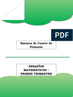 Desafios Matematicos Primer Trimestre Cuarto Ano