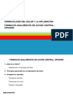 2023 Farmacos Analgesicos de Accion Central. Opiaceos