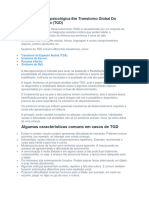 Avaliação Neuropsicológica em Transtorno Global Do Desenvolvimento