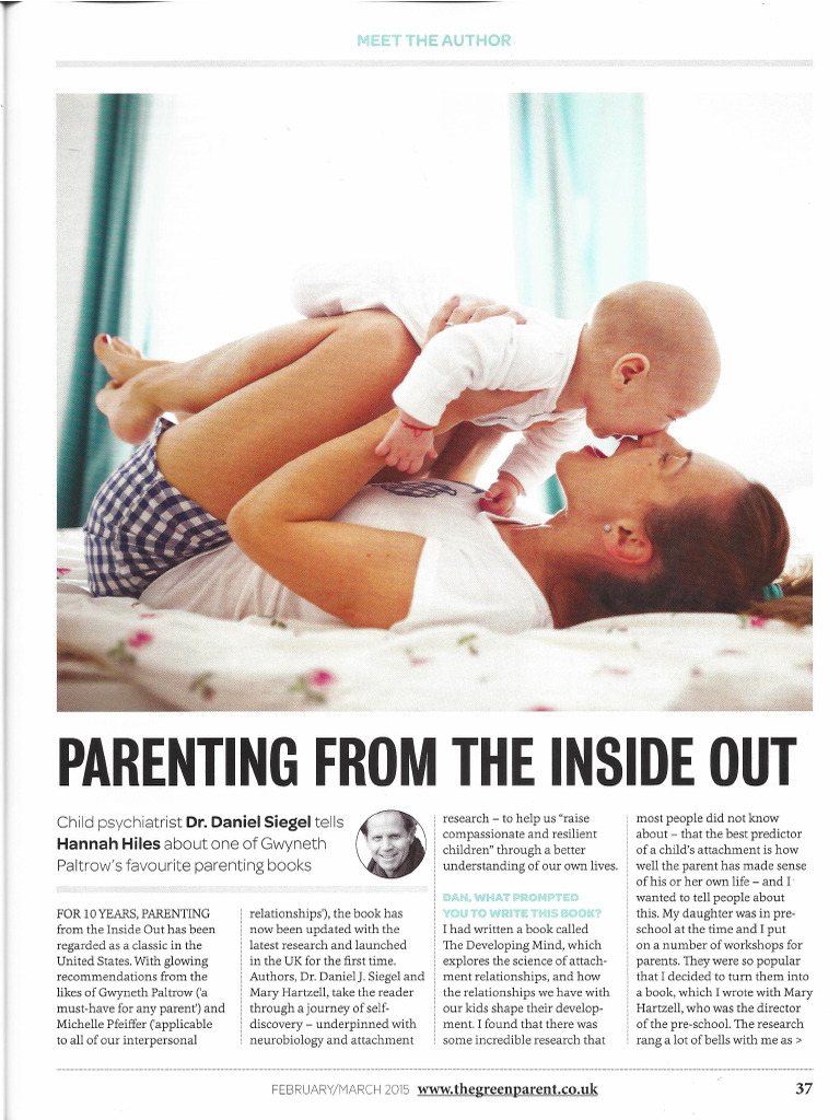Parenting From The Inside Out Review | PDF
