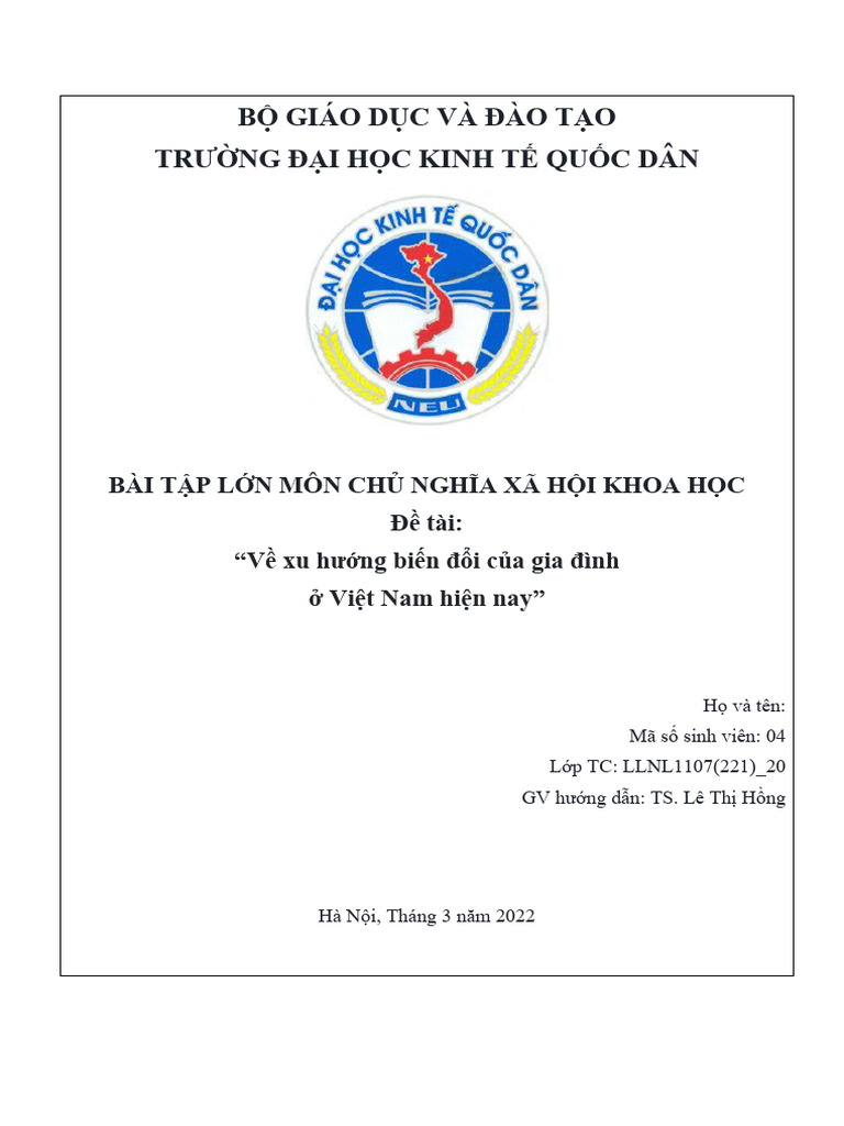  123doc xu huong bien doi ve chuc nang cua gia dinh o viet nam hien