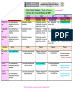 Planificador Semanal Segundo Grado Del 11 Al 15 de Marzo 2024