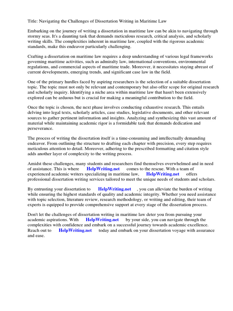 Dissertation Topics in Maritime Law Download Free PDF Admiralty Law