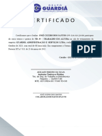 Certificado Da NR - 35 - Trabalho em Altura - Catalão - Go