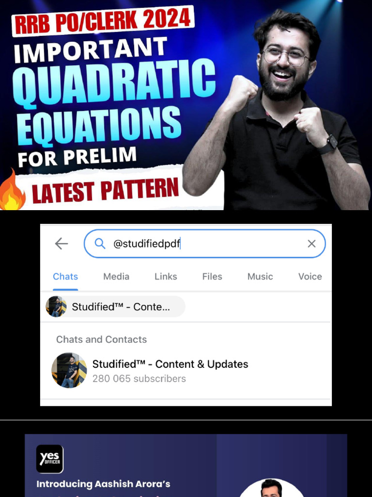 Quadratic Equation Pdf