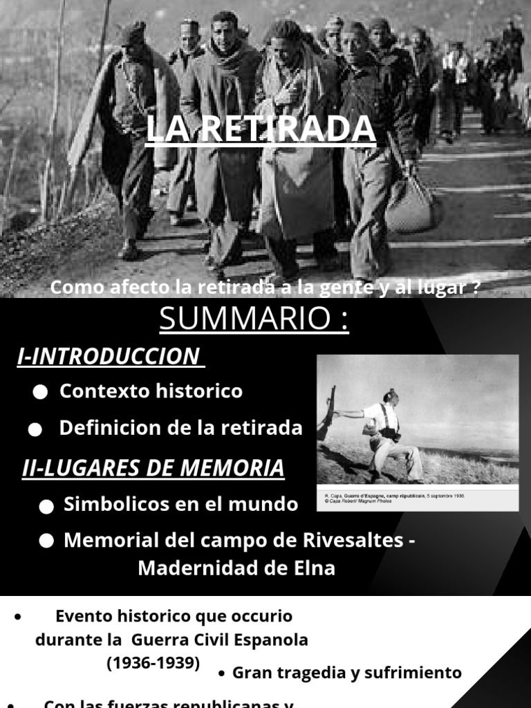 La Retirada Española de 1939 | PDF