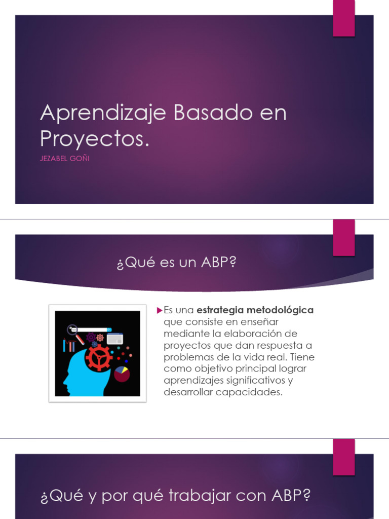 Guía del Aprendizaje Basado en Proyectos | PDF | Evaluación | Aprendizaje