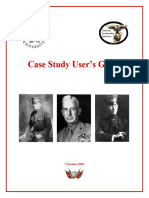 Case Study User's Guide For Military