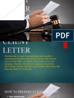 Client Letters