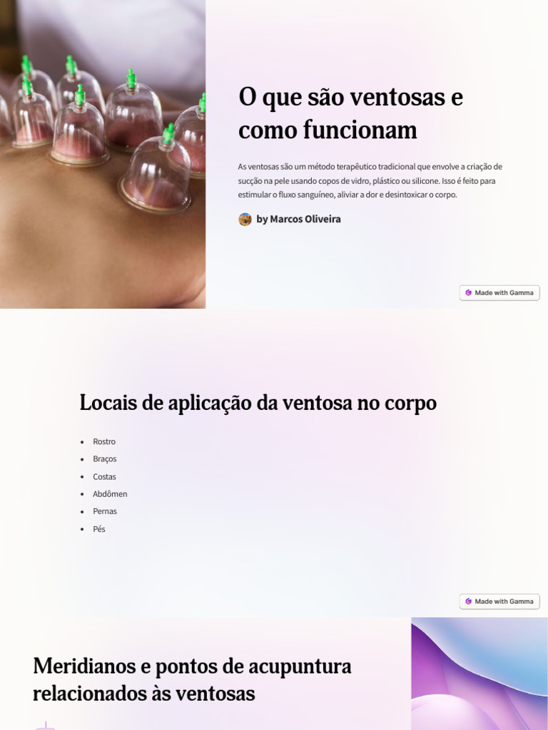 O Que Sao Ventosas e Como Funcionam | PDF
