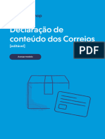 Modelo Declaracao Correios