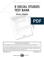 Grade 8 Test Bank Sample Pages