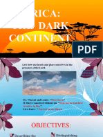 The Dark Continent - Adelaide