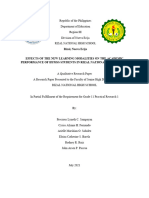 11 HUMSS B Effects of The New Learning Modalities On The Academic Performance of HUMSS Students in Rizal Nueva Ecija Chapter 1 2