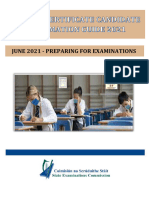 June 2021 - Preparing For Examinations
