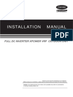 Carrier Xpower Super Plus Installation Manual