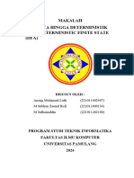 MAKALAH Otomata Hingga Deterministik Atau Deterministic Finite State (DFA)