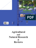 Agricultural and Natural Research Reviews