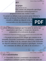 Gestion de Projets - 1. Le Projet