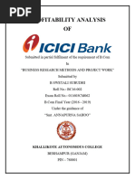 Profitability Analysis of Icici Bank