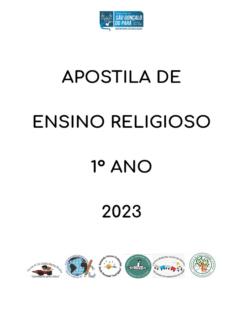 Apostila Ensino Religioso 1º Ano | PDF