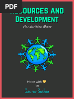 Resources and Development Notes