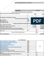 Less: Deductions (U/s 80C To 80U) 3 80C (Investment in Specified Schemes) 4 80CCC (Pension Fund) 5 80CCD (New Pension Scheme) 6 80D (Mediclaim) 7