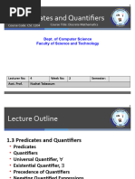 DM 4 Predicates Quantifires