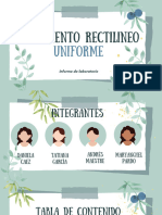 Informe de Laboratorio M.R.U