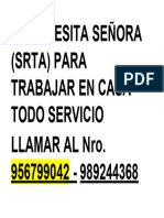 Aviso Chica