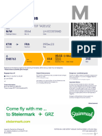 Boarding Pass: Piotrowski / Krzysztof Tadeusz 0064 Lh-Ecostand