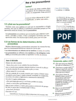 Determinantes y Pronombres 1.º ESO Vicens Vives (NGLE)