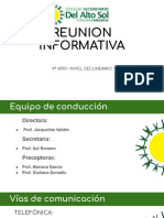 Reunión Informativa 4º Año - 2024