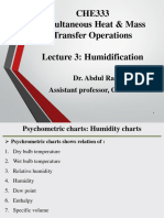Lecture 3 Humidification