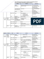 Jadual Minggu Pertama Pembukaan Sekolah