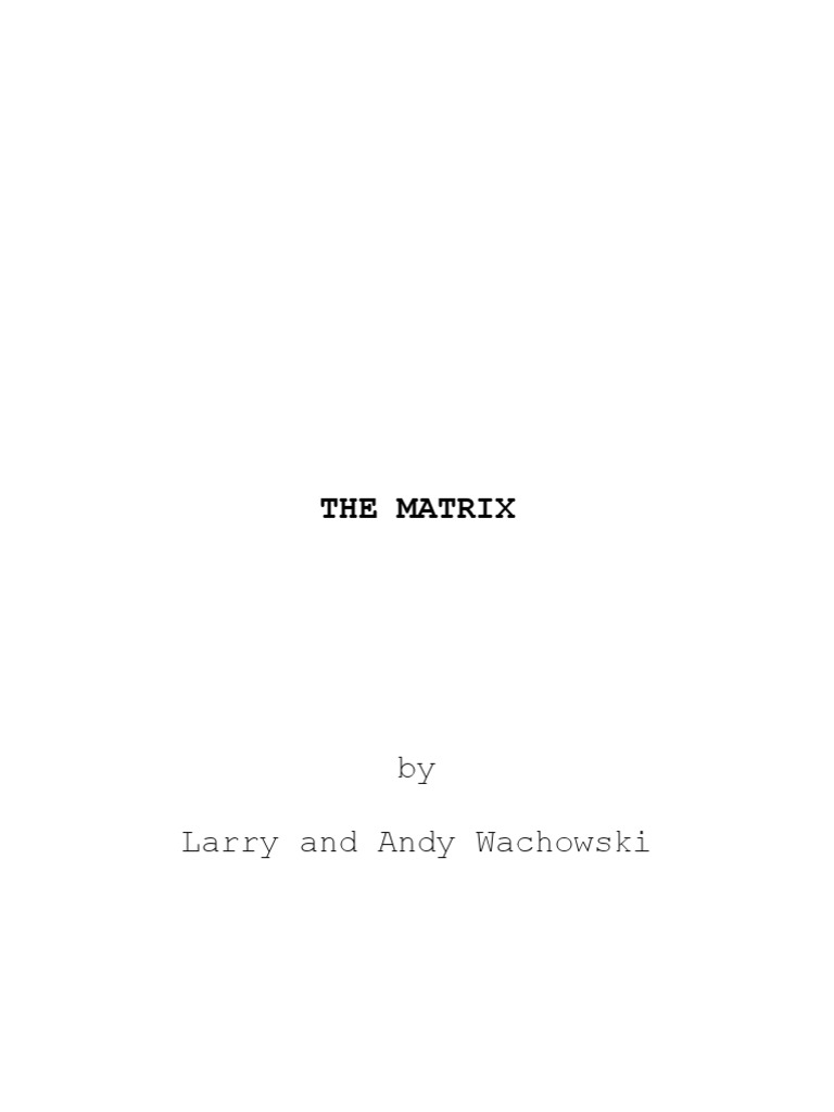 The Matrix | PDF | Nature