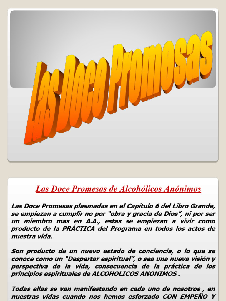 12 Promesas | PDF | Experiencia | Dios