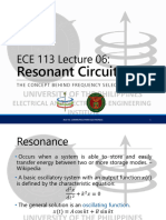 Ece113 Lec06 Resonant Circuits