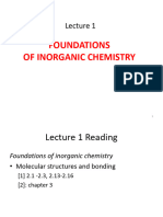 Lecture 1 Molecular Structure and Bonding