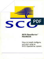 SCO OpenServer Handbook