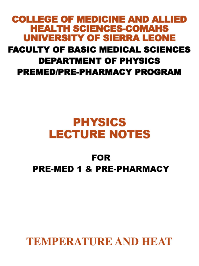 Heat And Temperature Pdf Thermometer Temperature