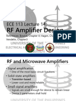 Ece113 Lec14 RF Amplifier Design
