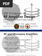 Ece113 Lec14 RF Amplifier Design