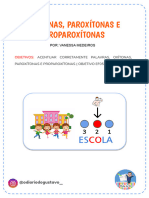 Oxítonas, Paroxítonas e Proparoxítonas - Ef05lp03