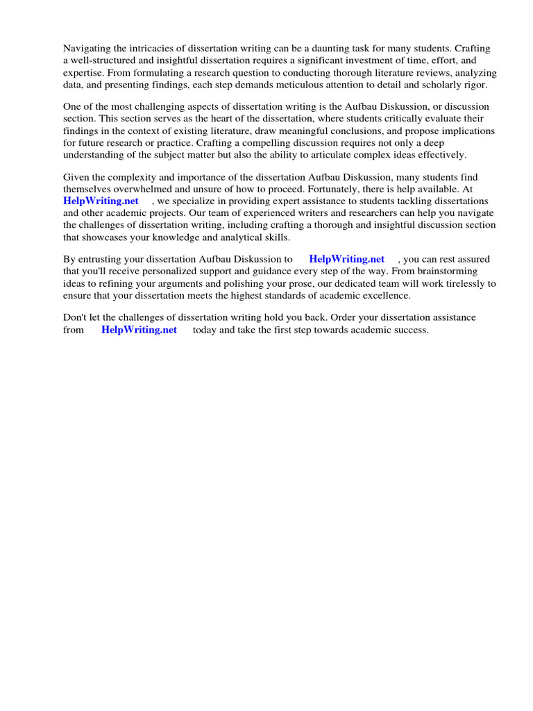Expert Help for Dissertation Discussion | PDF | Thesis | Essays