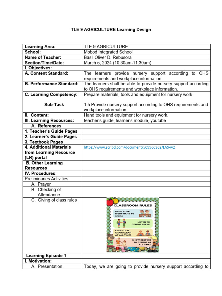 Rebz Tle 9 Agriculture 1 PDF Risk Personal Protective Equipment