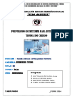PREPARACION DEL MATERIAL PARA ESTERILIZACION J y TECNICA DE CALZADO