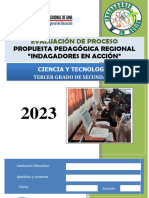 Evaluacion Proceso 2023 Tercer Grado - 25 de Agosto